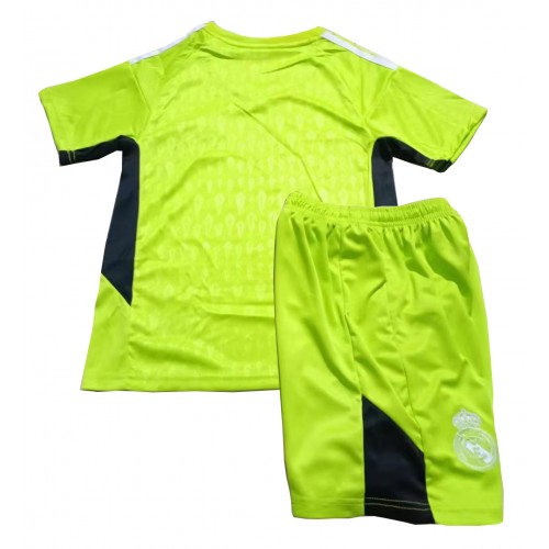 Maillot de foot Real Madrid Gardien de but Domicile enfant 2023-24 Manches Courte (+ pantalon court)